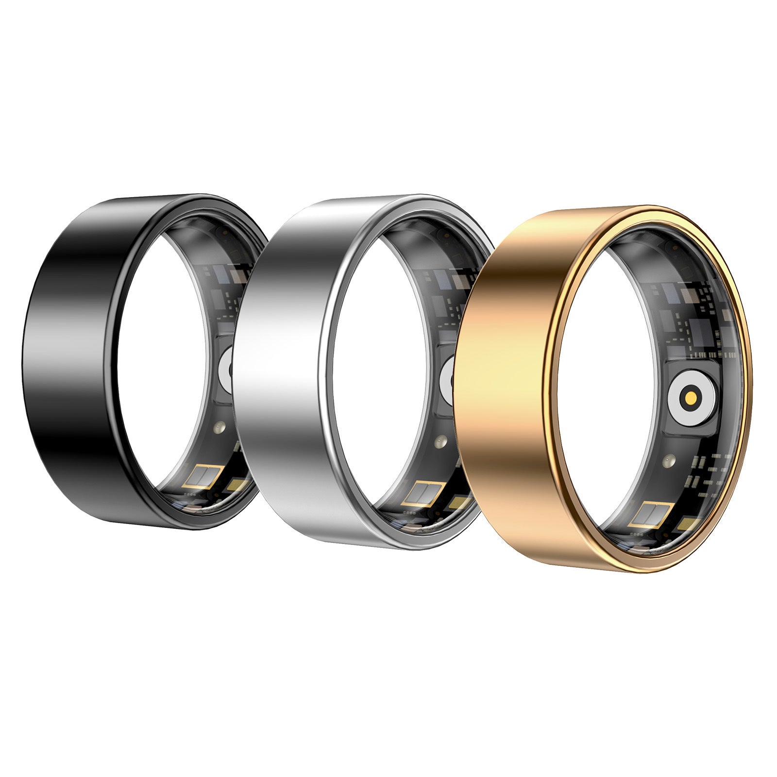 Smart Health Monitoring Ring with Heart Rate Blood Oxygen Sleep Tracking