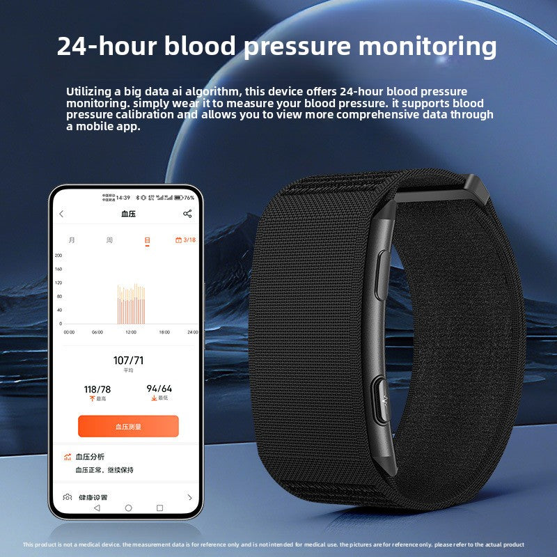 Health Monitoring Smart Watch with Blood Pressure Oxygen Tracking
