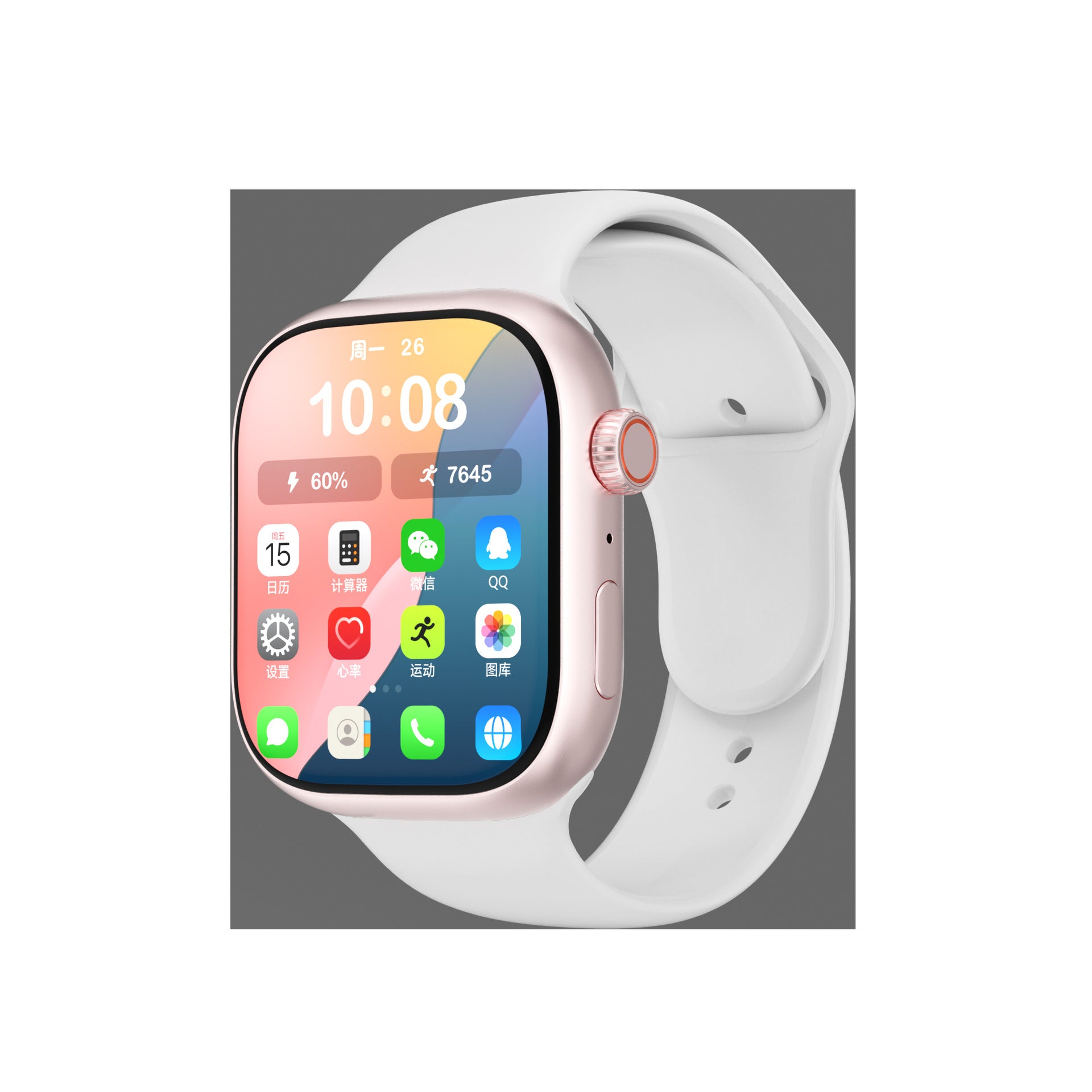 Smart Watch with Rotating Camera and Health Monitoring  (Cross-border version)